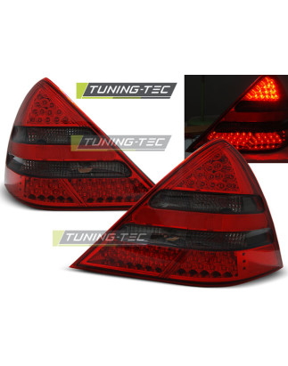 Fanali Posteriori LED Rosso Fumé per Mercedes-Benz R170 Slk 04/1996-2004 (Cod. TT-LDME03)