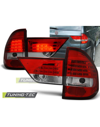 Fanali Posteriori LED Rosso/bianco per BMW X3 E83 01/2004-2006 (Cod. TT-LDBM47)