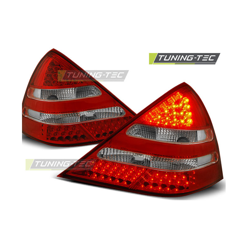 Fanali Posteriori LED Rosso/bianco per Mercedes-Benz R170 Slk 04/1996-2004 (Cod. TT-LDME12)
