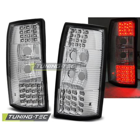 Fanali Posteriori LED Cromato per Opel Omega B Caravan 03/1994-09/1999 (Cod. TT-LDOP23)