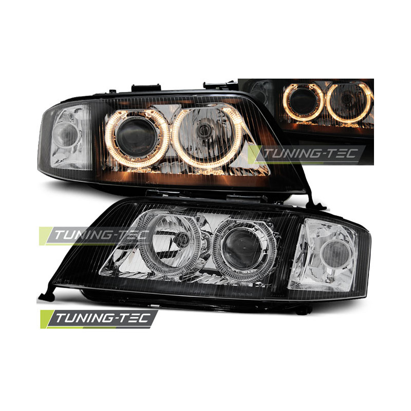Fari Anteriori Angel Eyes per Audi A6 05/1997-06/2001 (Cod. TT-LPAU70)