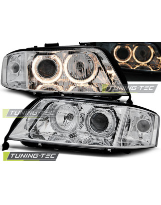 Fari Anteriori Angel Eyes per Audi A6 05/1997-06/2001 (Cod. TT-LPAU69)