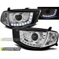 Fari Anteriori con Luci Diurne Luci Diurne Cromato per Mitsubishi L200 2006-2010 (Cod. TT-LPMI09)