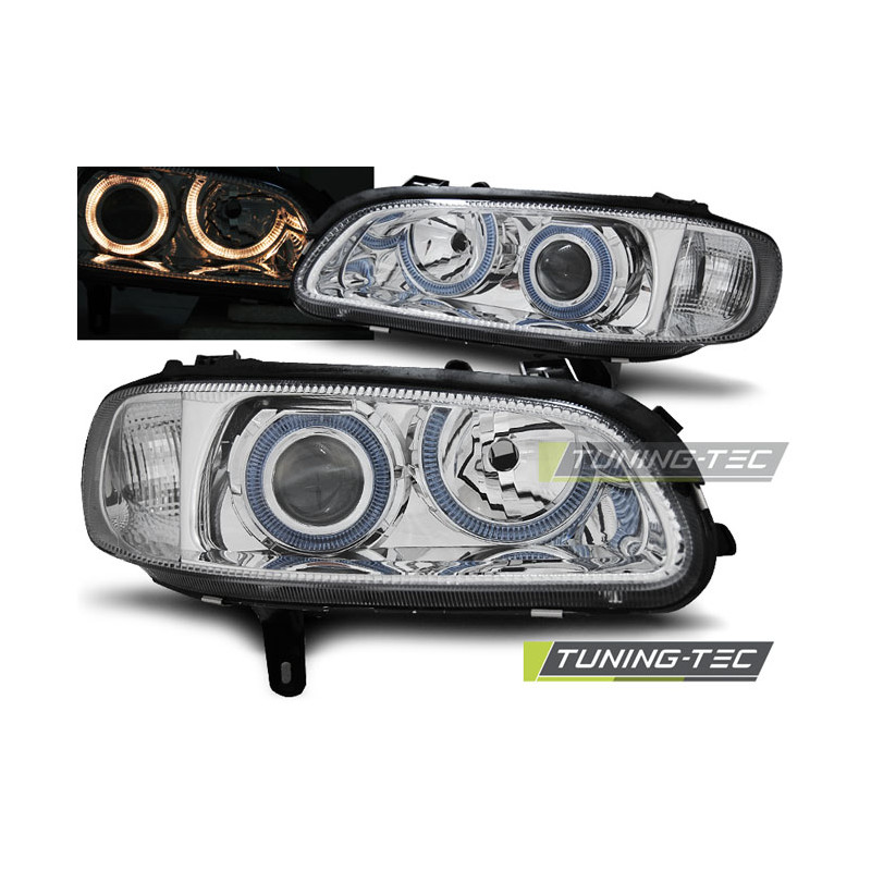Fari Anteriori Angel Eyes per Opel Omega B 04/1994-08/1999 (Cod. TT-LPOP67)