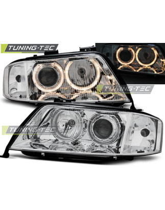 Fari Anteriori Angel Eyes per Audi A6 05/1997-09/1999 (Cod. TT-LPAU67)