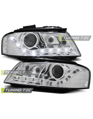 Fari Anteriori Luci Diurne Cromato per Audi A3 8P 05/2003-03/2008 (Cod. TT-LPAU23)