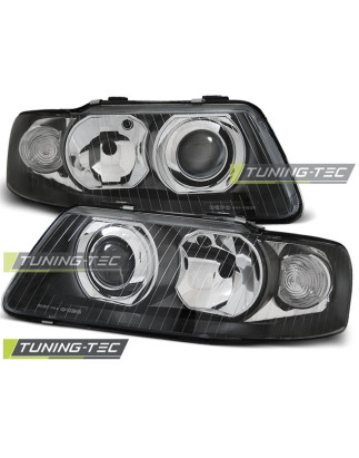 Fari Anteriori Nero per Audi A3 09/2000-05/2003 (Cod. TT-LPAU13)