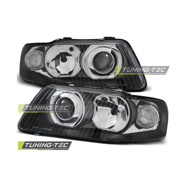 Fari Anteriori Nero per Audi A3 09/2000-05/2003 (Cod. TT-LPAU13) Fari Anteriori Nero per Audi A3 09/2000-05/2003 (Cod. TT-LPAU13)