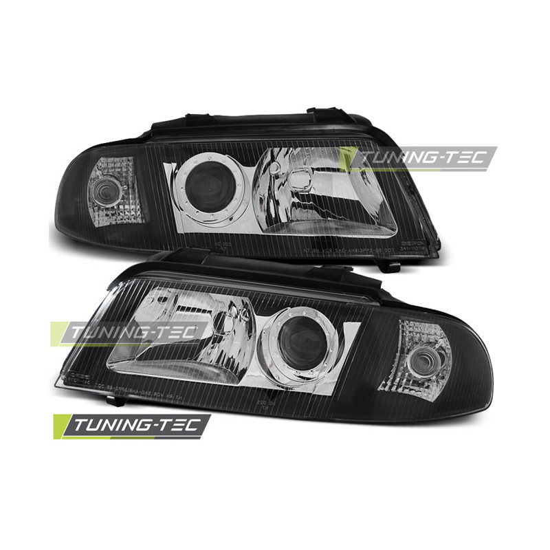Fari Anteriori Nero per Audi A4 01/1999-11/2000 (Cod. TT-LPAU01) Fari Anteriori Nero per Audi A4 01/1999-11/2000 (Cod. TT-LPAU01)