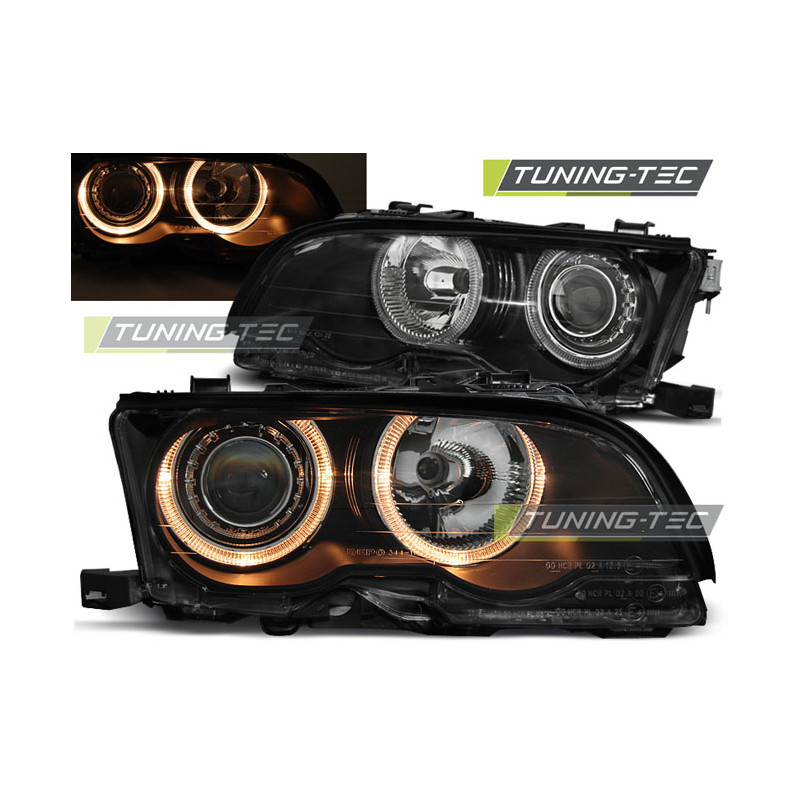 Fari Anteriori Angel Eyes per BMW E46 09/2001-03/2003 (Cod. TT-LPBM82)