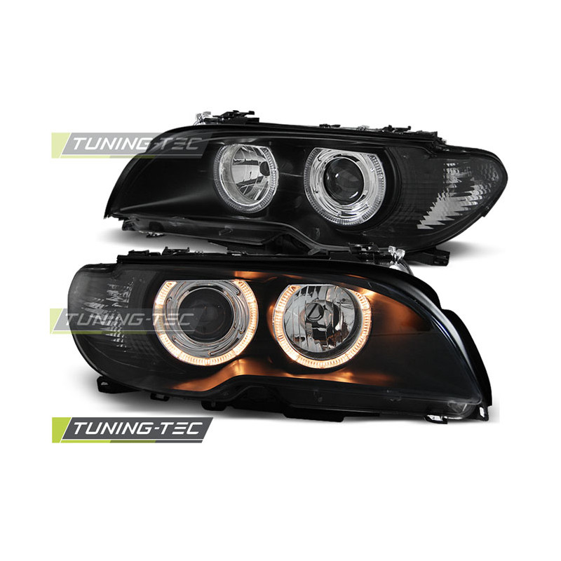 Fari Anteriori Angel Eyes per BMW E46 04/2003-2006 (Cod. TT-LPBM84)