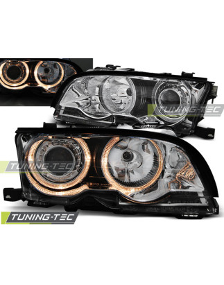 Fari Anteriori Angel Eyes per BMW E46 09/2001-03/2003 (Cod. TT-LPBM81)