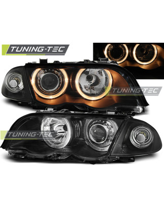 Fari Anteriori Angel Eyes per BMW E46 S/t 05/1998-08/2001 (Cod. TT-LPBM41)