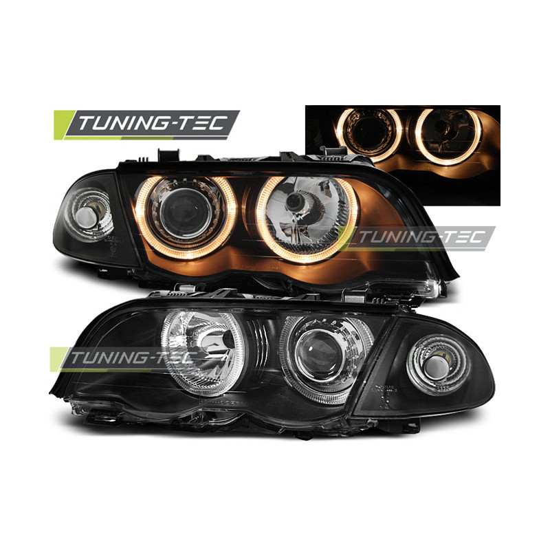 Fari Anteriori Angel Eyes per BMW E46 S/t 05/1998-08/2001 (Cod. TT-LPBM41) Fari Anteriori Angel Eyes per BMW E46 S/t 05/1998-08/2001 (Cod. TT-LPBM41)