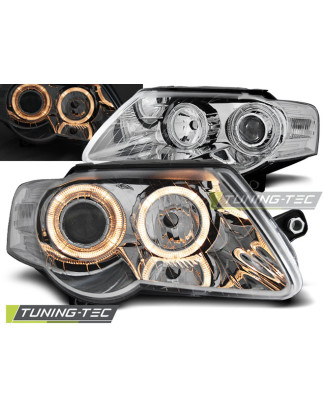 Fari Anteriori Angel Eyes per Volkswagen Passat B6 3C 03/2005-2010 (Cod. TT-LPVWC5)
