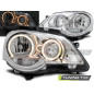 Fari Anteriori Angel Eyes per Volkswagen Polo 9N3 04/2005-2009 (Cod. TT-LPVWE2)
