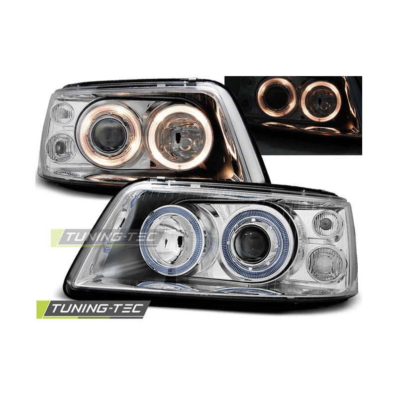 Fari Anteriori Angel Eyes per Volkswagen T5 04/2003-08/2009 (Cod. TT-LPVWE4)
