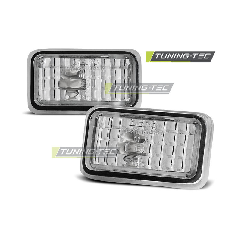 Indicatori Laterali Cromato per Volkswagen Golf I Golf Ii Corrado Jetta (Cod. TT-KBVW03)