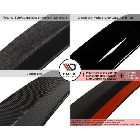 SPOILER CAP SAAB 9-3 TURBO X (Cod. M-SA-9-3-TX-CAP1G)