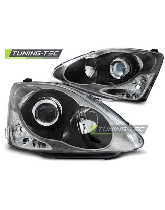 Fanali Posteriori Nero per Honda Civic 2001-2006 (Cod. TT-LPHO32)