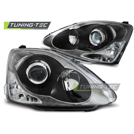 Fanali Posteriori Nero per Honda Civic 2001-2006 (Cod. TT-LPHO32)