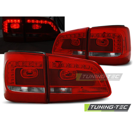 Fanali Posteriori LED Rosso/bianco per Volkswagen Touran Dal 08/2010 (Cod. TT-LDVWA9)