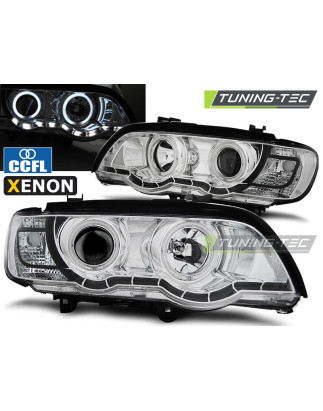 Fari Anteriori Angel Eyes per BMW X5 E53 09/1999-10/2003 (Cod. TT-LPBMC4)