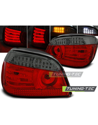 Fanali Posteriori LED Rosso Fumé per BMW Serie 5 E60 07/2003-2007 (Cod. TT-LDBM95)