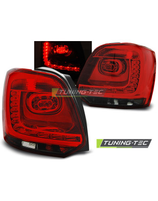 Fanali Posteriori LED Rosso Fumé per Volkswagen Polo 2009-2014 (Cod. TT-LDVWB3)