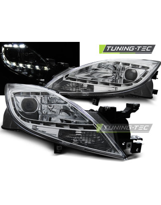 Fari Anteriori con Luci Diurne Luci Diurne Cromato per Mazda 6 Ii 2010-2012 (Cod. TT-LPMA06)