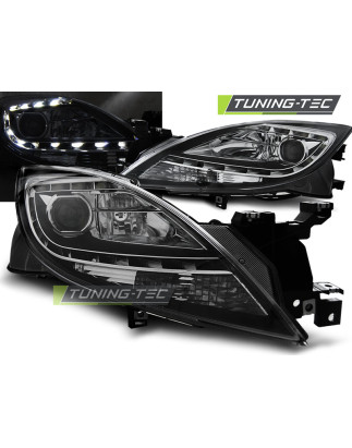 Fari Anteriori con Luci Diurne Luci Diurne Nero per Mazda 6 Ii 2010-2012 (Cod. TT-LPMA07)