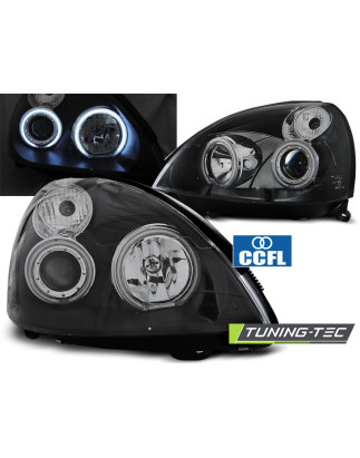 Fari Anteriori Angel Eyes per Renault Clio Ii Ccfl 06/2001-09/2005 (Cod. TT-LPRE32)