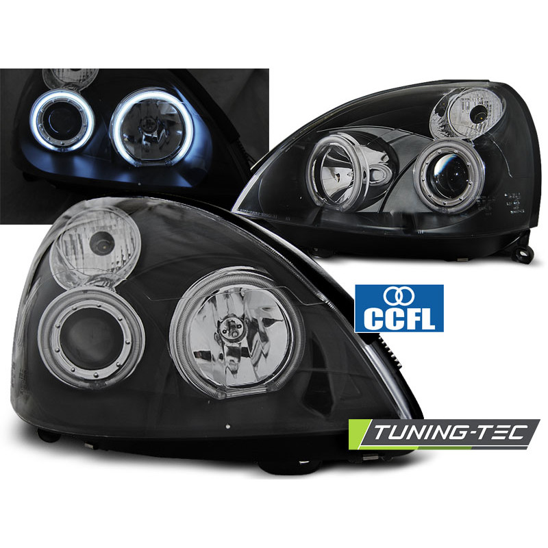 Fari Anteriori Angel Eyes per Renault Clio Ii Ccfl 06/2001-09/2005 (Cod. TT-LPRE32)