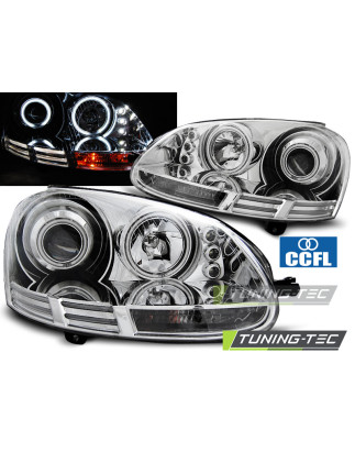 Fari Anteriori Angel Eyes per Volkswagen Golf 5 10/2003-2009 (Cod. TT-LPVWJ0)
