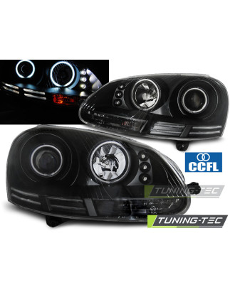 Fari Anteriori Angel Eyes per Volkswagen Golf 5 10/2003-2009 (Cod. TT-LPVWJ1)