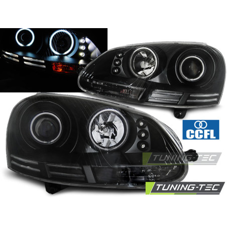 Fari Anteriori Angel Eyes per Volkswagen Golf 5 10/2003-2009 (Cod. TT-LPVWJ1)