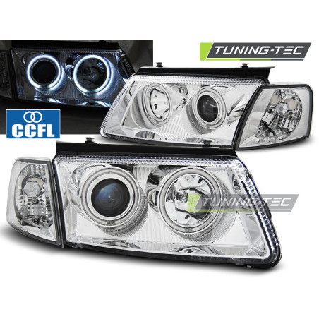 Fari Anteriori Angel Eyes per Volkswagen Passat B5 3B 11/1996-08/2000 (Cod. TT-LPVWJ2)