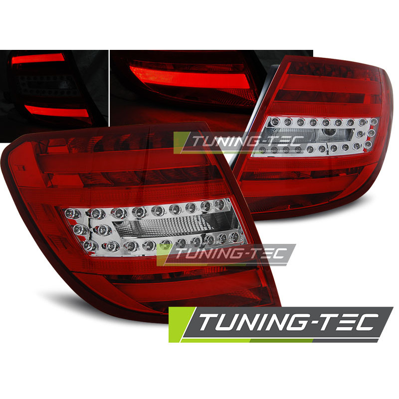 Fanali Posteriori LED per Mercedes-Benz Classe C W204 2007-2010 (Cod. TT-LDME75)
