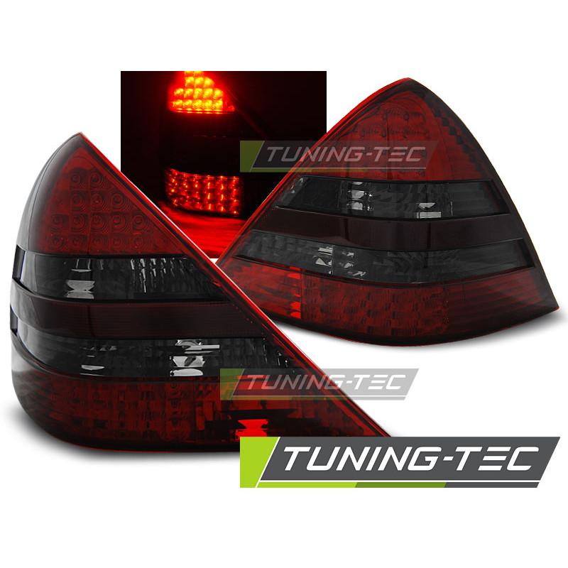 Fanali Posteriori LED Rosso Fumé per Mercedes-Benz R170 Slk 04/1996-2004 (Cod. TT-LDME53)