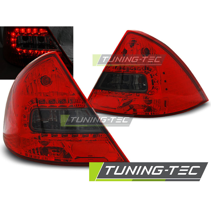 Fanali Posteriori LED Rosso Fumé per Ford Mondeo Mk3 09/2000-2007 (Cod. TT-LDFO36)