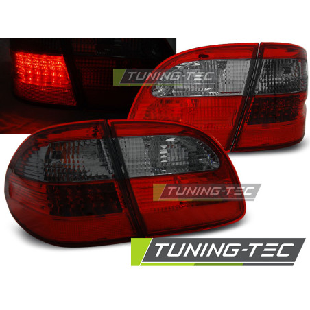 Fanali Posteriori LED Rosso Fumé per Mercedes-Benz W211 Wagon Classe E 2002-2006 (Cod. TT-LDME82)