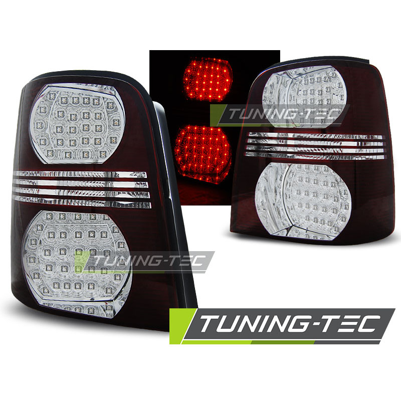 Fanali Posteriori LED Rosso/bianco per Volkswagen Touran 02/2003-2010 (Cod. TT-LDVW46)