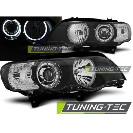 Fari Anteriori Angel Eyes per BMW X5 E53 09/1999-10/2003 (Cod. TT-LPBMD2)