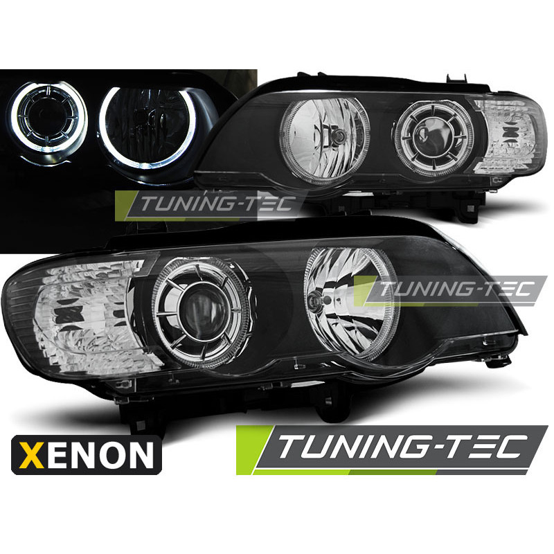 Fari Anteriori Angel Eyes per BMW X5 E53 09/1999-10/2003 (Cod. TT-LPBMD3)