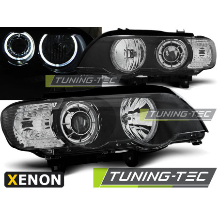 Fari Anteriori Angel Eyes per BMW X5 E53 09/1999-10/2003 (Cod. TT-LPBMD3)