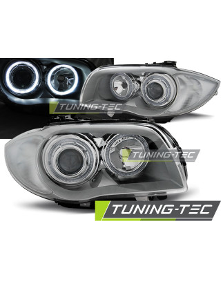 Fari Anteriori Angel Eyes per BMW 1 E87/E81/82/88 2004-2011 (Cod. TT-LPBMD4)