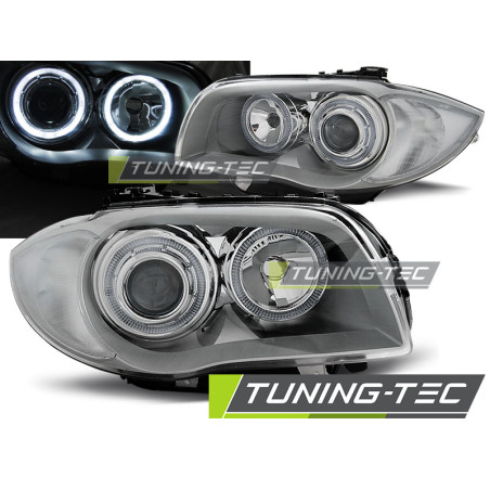 Fari Anteriori Angel Eyes per BMW 1 E87/E81/82/88 2004-2011 (Cod. TT-LPBMD4)