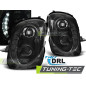 Fari Anteriori con Luci Diurne Luci Diurne DRL Nero per Alfa Romeo Mito Tru 2008-2019 (Cod. TT-LPAR0