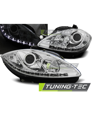 Fari Anteriori Luci Diurne Cromato per Seat Leon Altea 2009-2012 (Cod. TT-LPSE23)