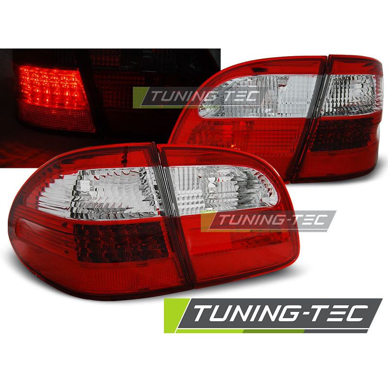 Fanali Posteriori LED Rosso/bianco per Mercedes-Benz W211 Wagon Classe E 2002-2006 (Cod. TT-LDME81)